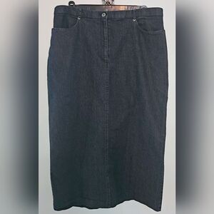 ⭐️ Softworks Dark Blue Long Denim Skirt